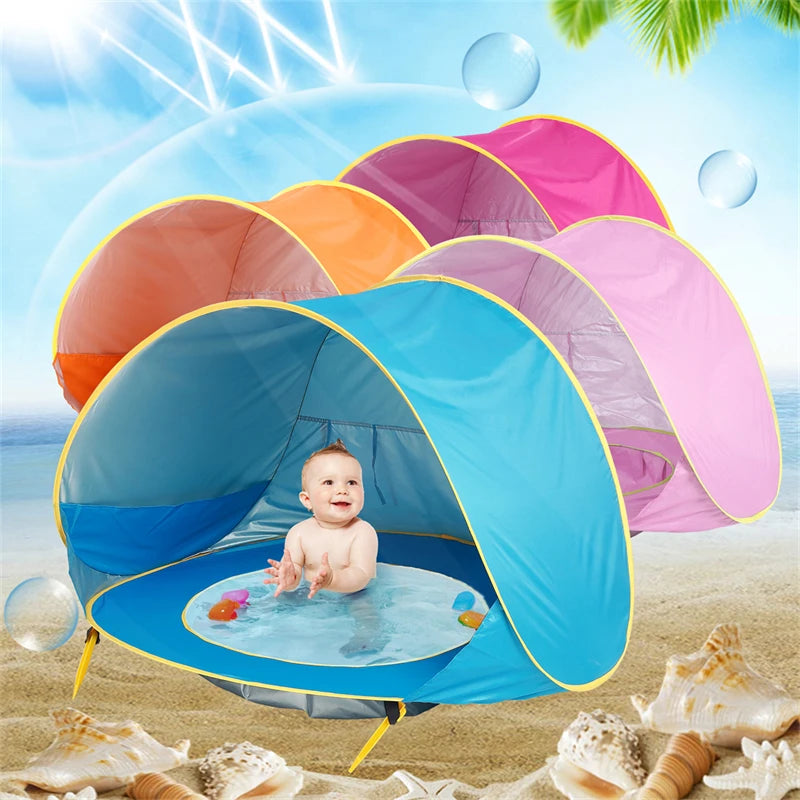 SunShade Beach Tent - Beach Tent for little babies with small pool